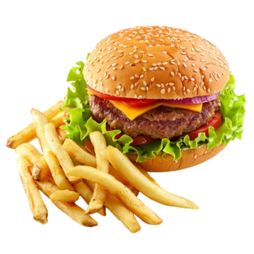 burger & French Fries